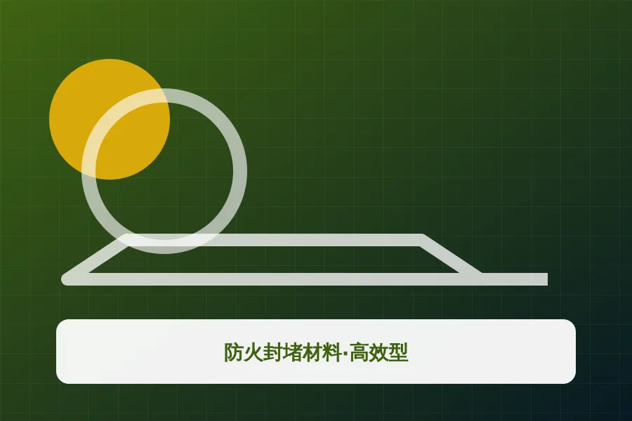 防火封堵材料·高效型应用示意图